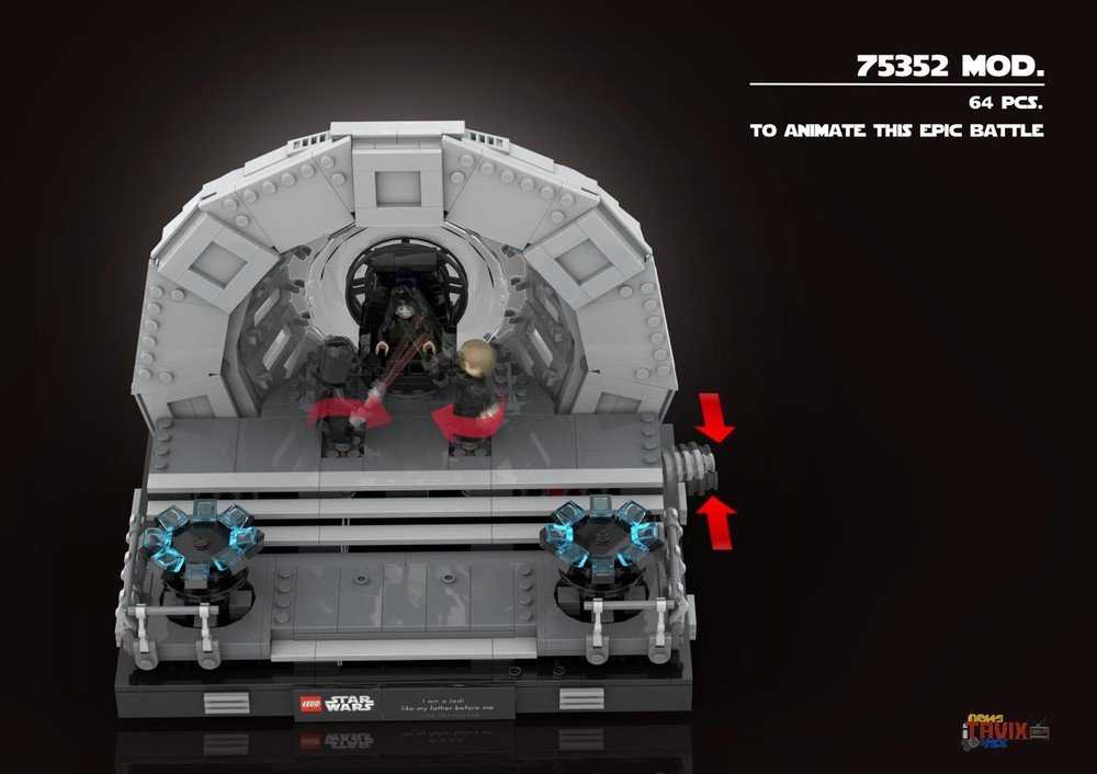 Lego MOD. to animate set 75352