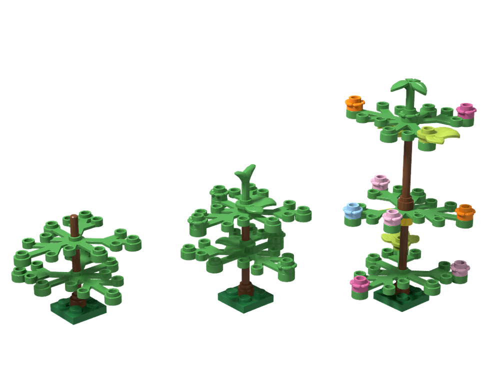 Lego Trees 01 to 03