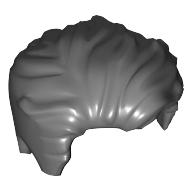 Lego Hair Swept Left Tousled [Plain] / Dark Bluish Gray