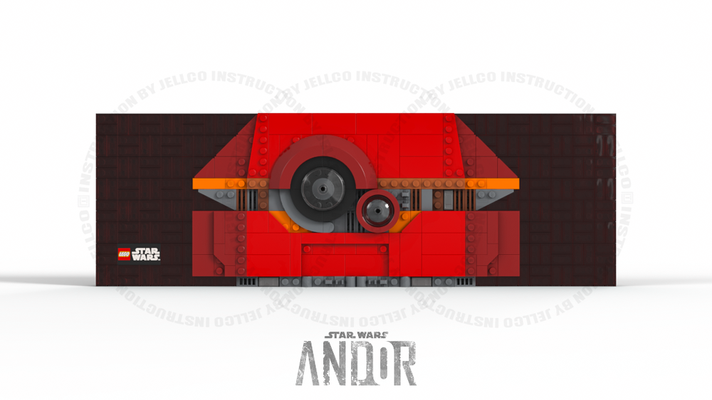 Lego Droid B2EMO 3D Poster style Background for Micro B2EMO