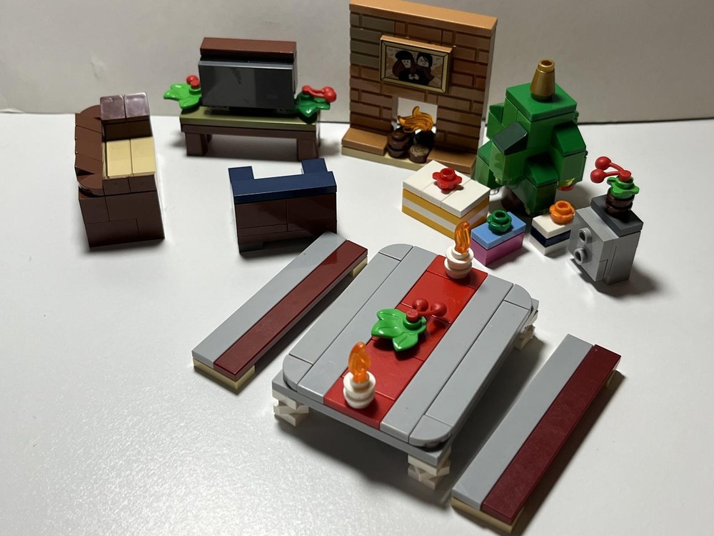 Lego Christmas/Winter Furniture Builds