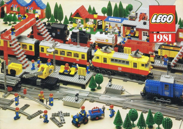 Lego 1981 Medium Train Danish (93070 DK)