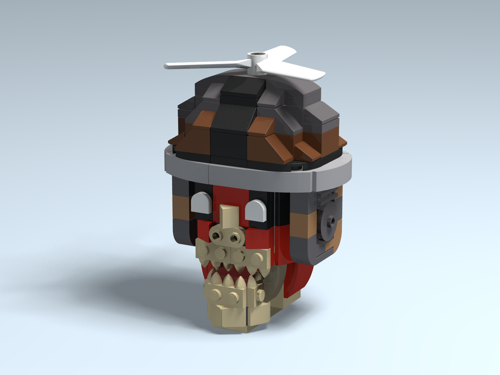 Lego Zombie Deadpool (Headpool)