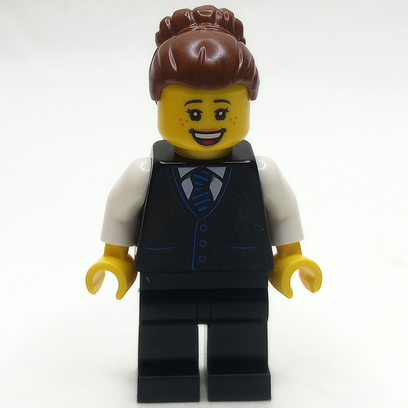 Lego Hotel Clerk, Black Suit