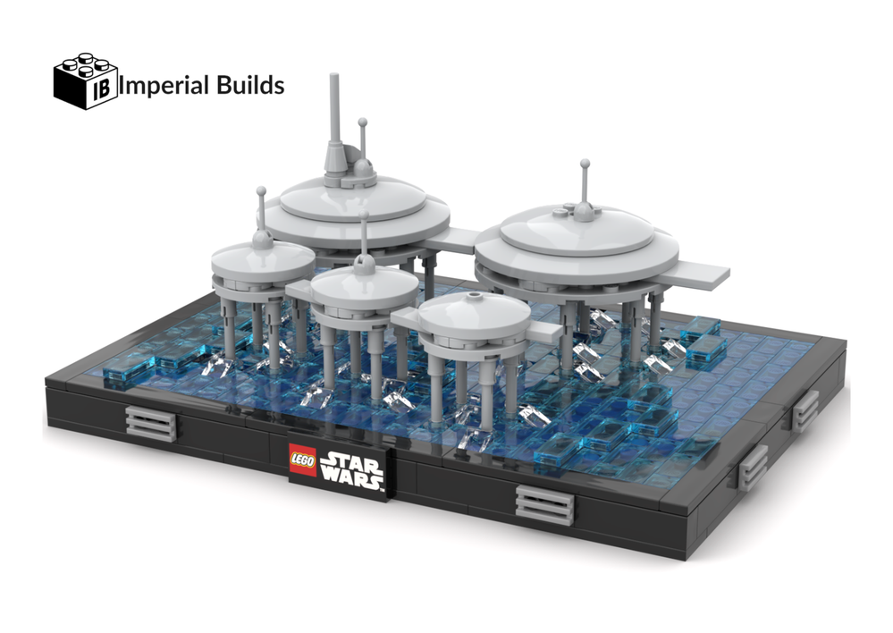Lego Micro Scale Tipoca City Diorama