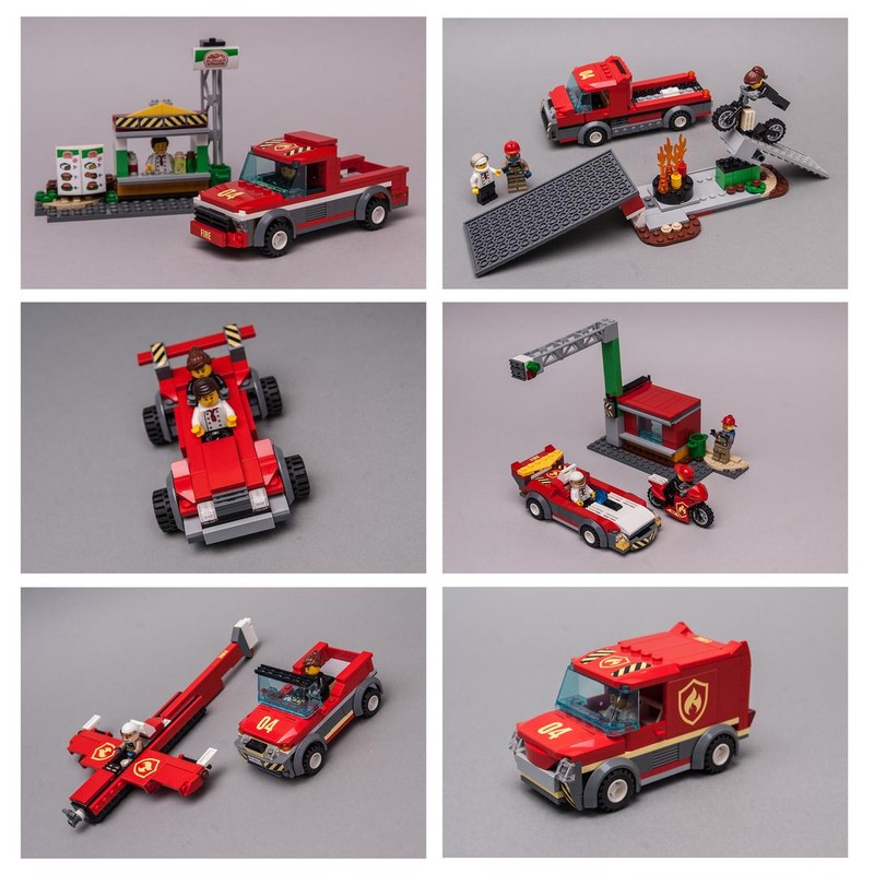 Lego 60214 6in1 alternate models