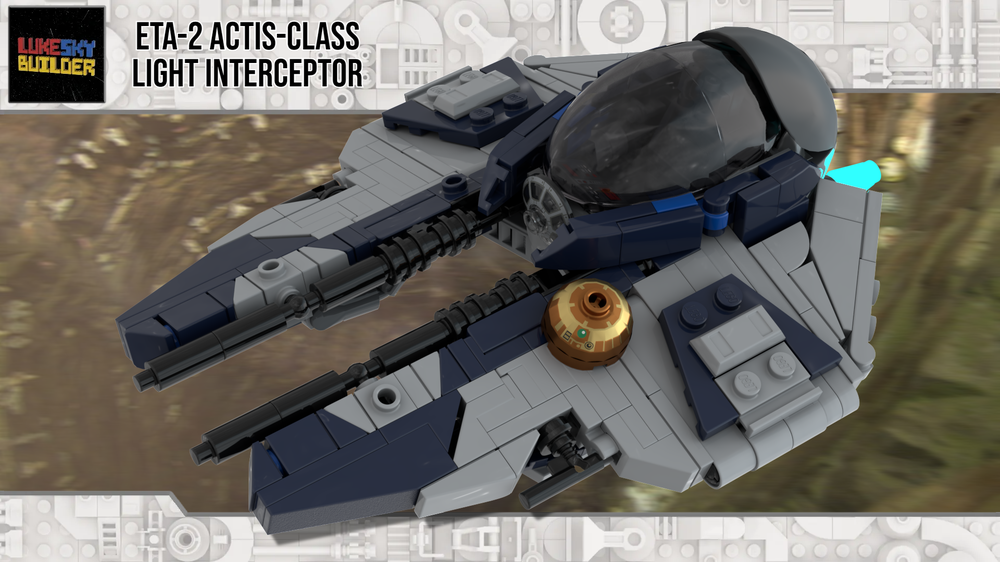 Lego Obi-Wan's Blue Eta-2 Actis-Class Interceptor