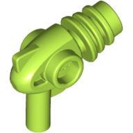 Lego Weapon Gun Ray / Sci Fi - Rounded Heat Diffusers / Lime