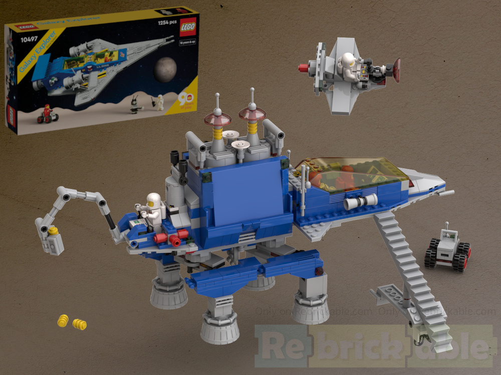 Lego Alien Moon Stalker (6940 Remake) from 10497 Galaxy Explorer