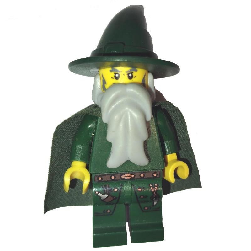 Lego Wizard (Kingdoms) - Dark Green, Cape