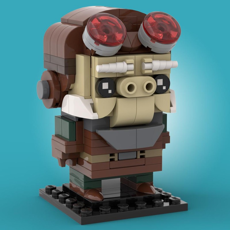 Lego The Mandalorian - Kuiil Brickheadz