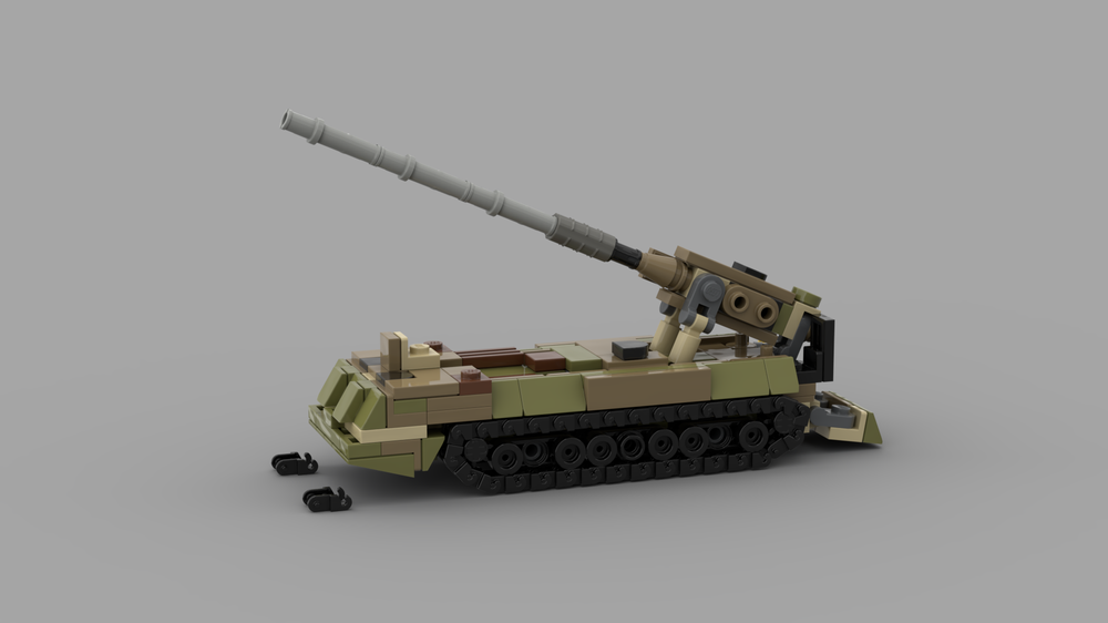 Lego 2S7 Pion Self propelled Gun 1 72