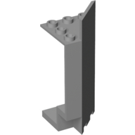 Lego Panel 3 x 3 x 6 Corner Wall / Light Bluish Gray