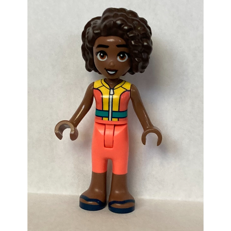 Lego Aliya - Yellow and Coral Wetsuit