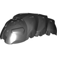 Lego Large Figure Accessory, Rahkshi Kraata Stage 2 with Marbed Orange Tail Pattern / Black