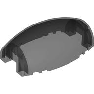 Lego Windscreen 10 x 6 x 3 Bubble Canopy Double Tapered with Square Front Cutout / Trans-Black
