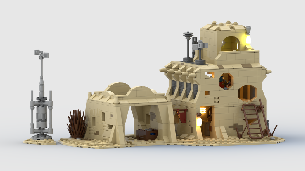 Lego Tatooine Merchant Shop & Garage