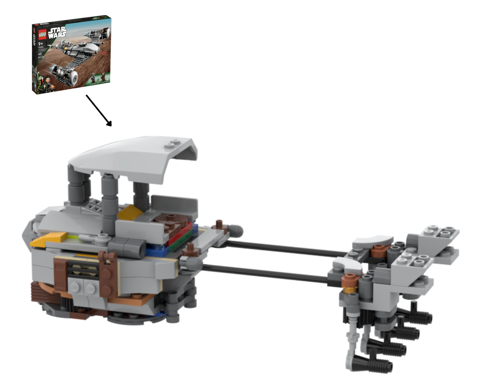 Lego The Mandalorian and Grogu's Carriage
