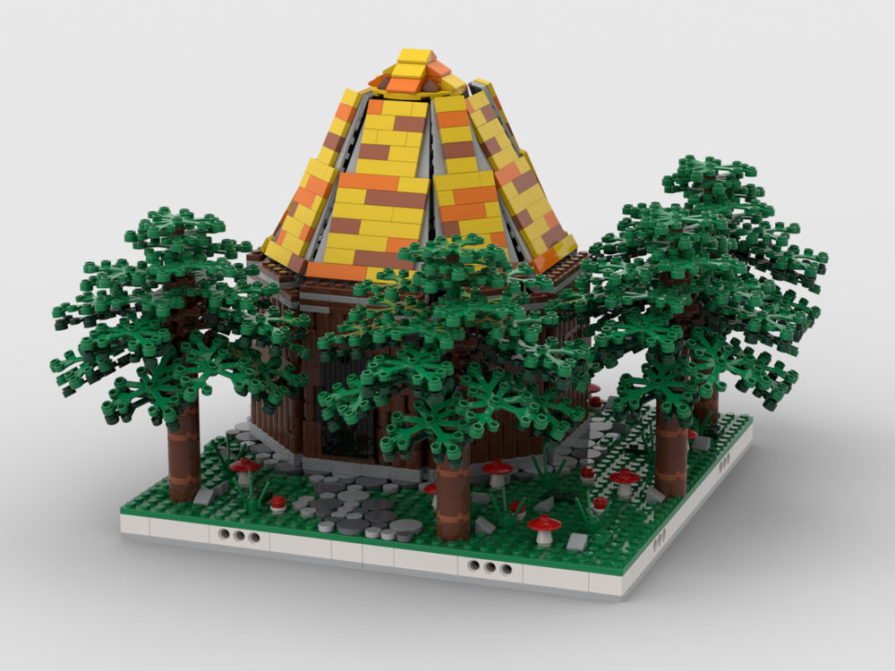Lego Hut in the Woods