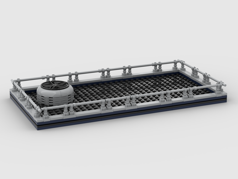 Lego Modular Office Building - Roof