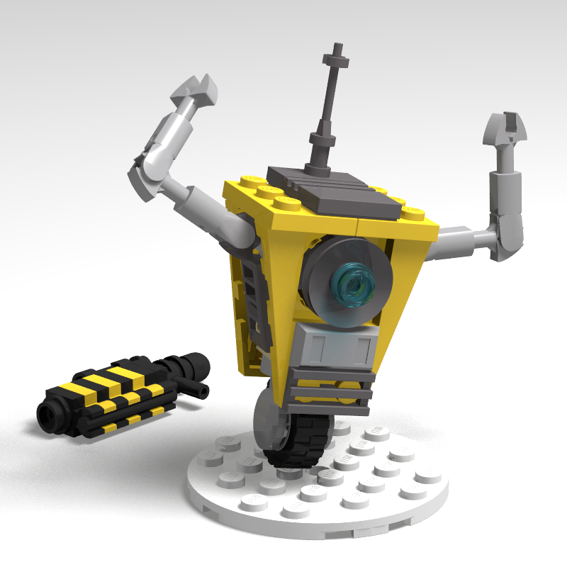 Lego Claptrap (CL4P-TP from Borderlands)