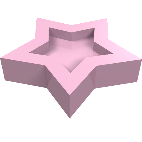 Lego Headwear Accessory Star with Pin / Bright Pink