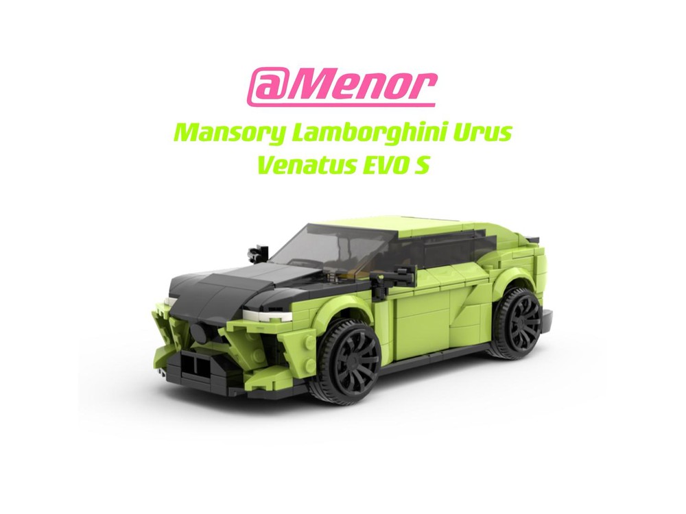 Lego Mansory Lamborghini Urus Venatus EVO S(Verde Mantis)