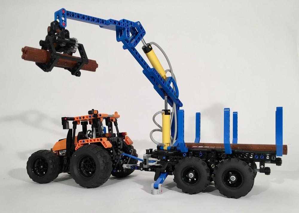 Lego Forestry Trailer for Atmos Tractor