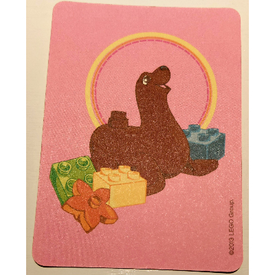 Lego Game Card, Duplo Memory Game - Seal