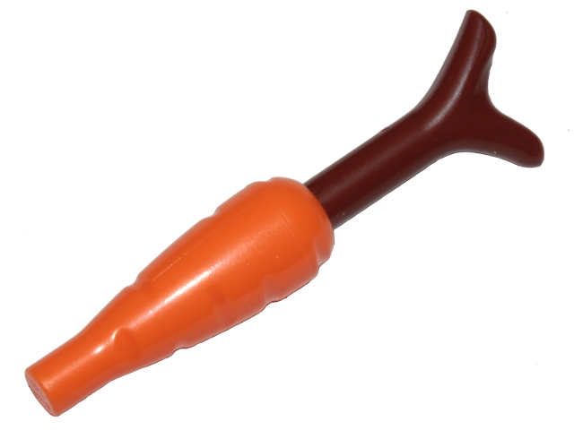 Lego Carrot with Reddish Brown Top (33172 / 33183)