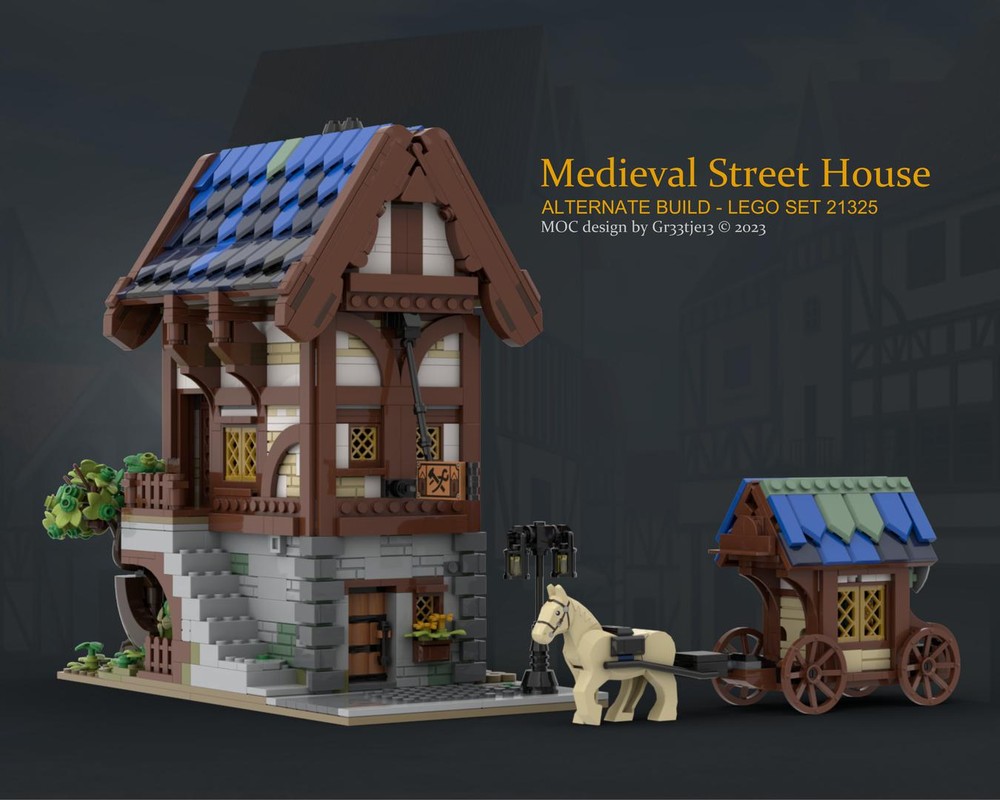 Lego Medieval Street House