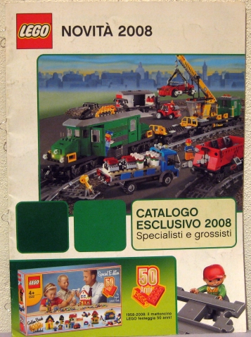 Lego 2008 Dealer Large Italian Exclusive Catalog 2008 (453.7859-ITALY)