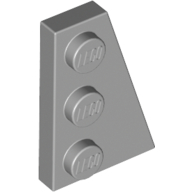 Lego Wedge Plate 3 x 2 Right / Light Bluish Gray