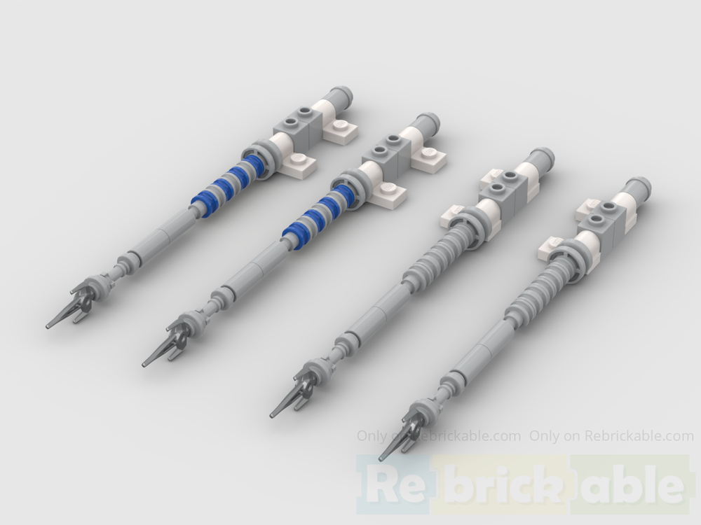 Lego Red Five T-65 X Wing Laser Cannons Modification