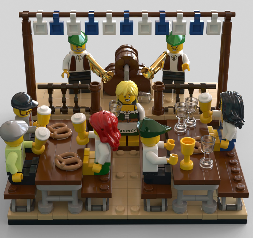 Lego Oktoberfest Scene