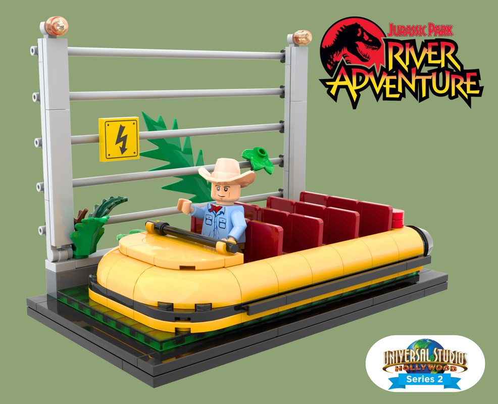 Lego Universal Studio Jurassic Park inspired building instructions, Collectible attractions Series 2