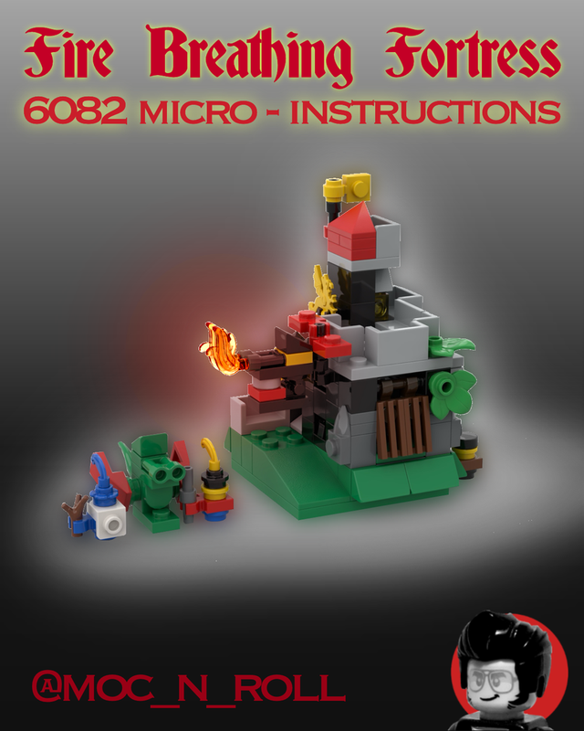Lego Fire Breathing Fortress MICRO