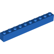 Lego Brick 1 x 10 / Blue