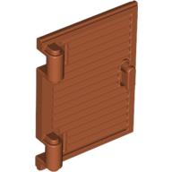 Lego Window 1 x 2 x 3 Shutter with Hinges and Handle / Dark Orange