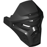 Lego Large Figure Mask of Earth (Kanohi Pakari) / Black