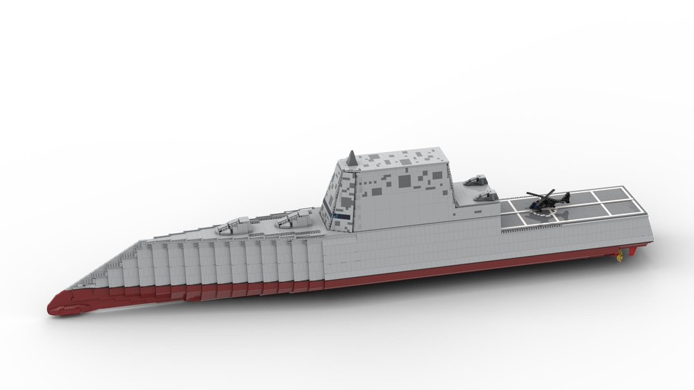 Lego Zumwalt Class Destroyer (DDG-1000)