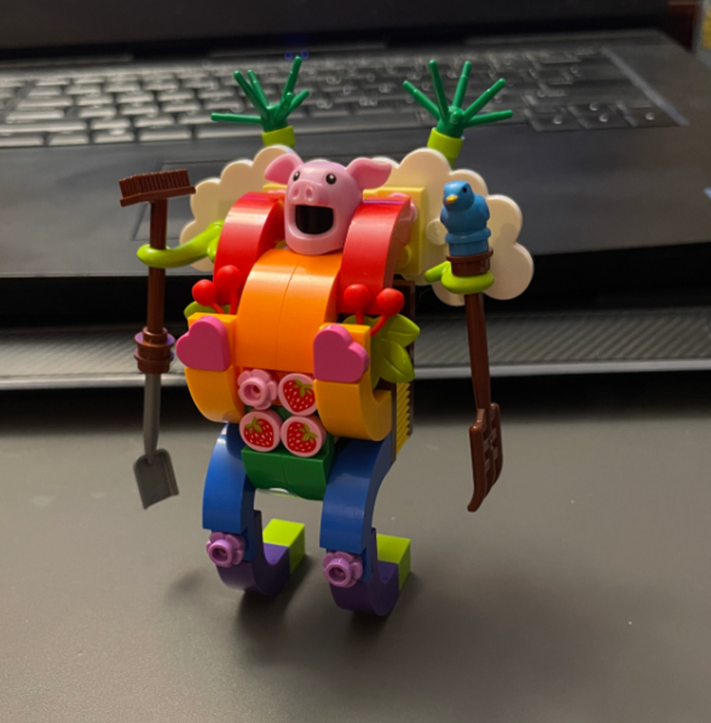 Lego spring fun mech suit