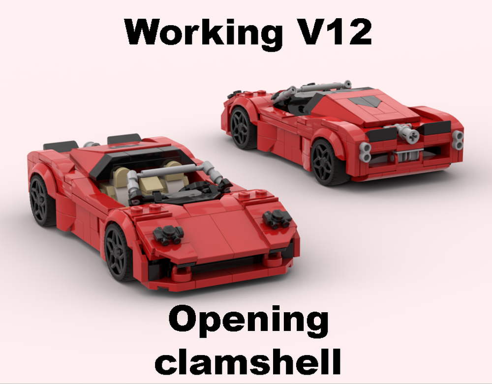 Lego Pagani Utopia Roadster