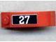 Lego Arch 1 x 3 x 2 Curved Top with '27' Pattern Model Left Side (Sticker) - Set 10020