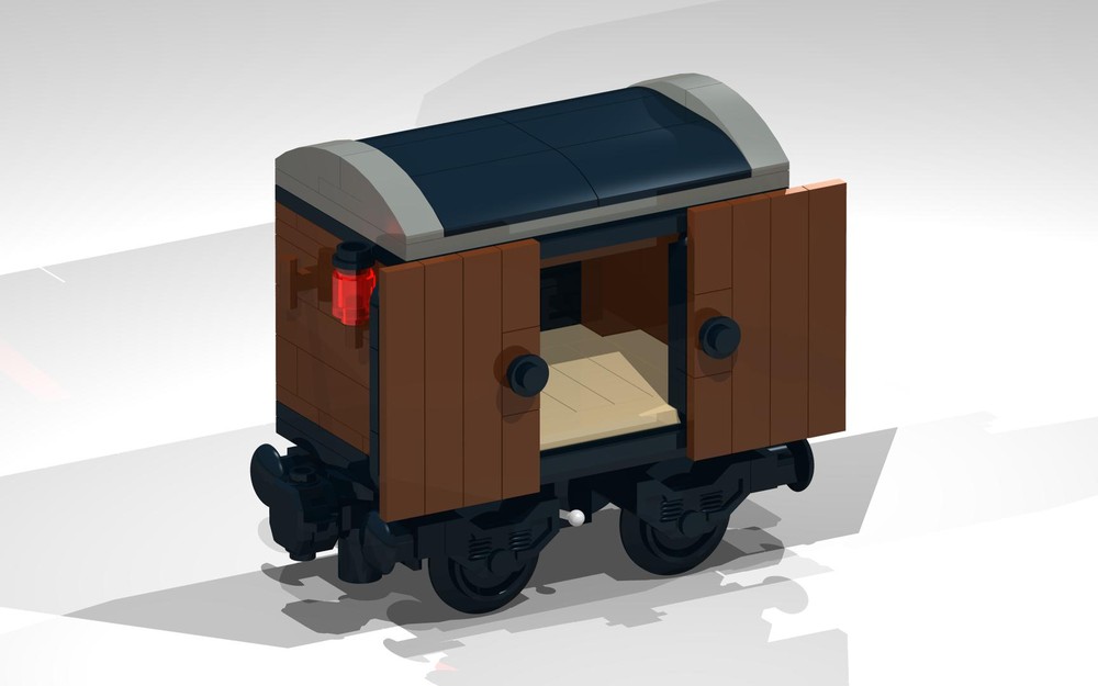 Lego 4-Wheel Box Wagon (mini)