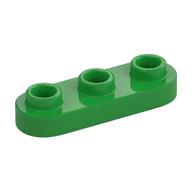 Lego Plate Special 1 x 3 Rounded with 3 Open Studs / Bright Green