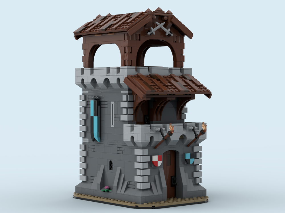 Lego Medieval City Guard Tower