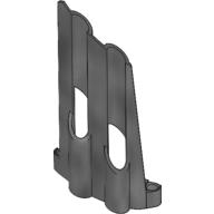 Lego Technic Panel Fairing # 3 Large Long, Large Holes, Side A / Pearl Dark Gray