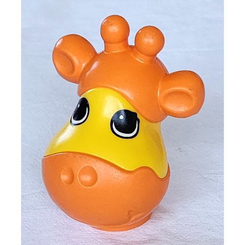 Lego Primo Stacking Head Giraffe / Orange