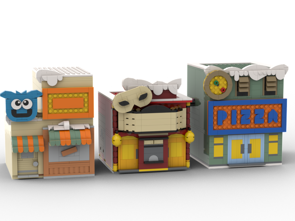 Lego Club Penguin Plaza